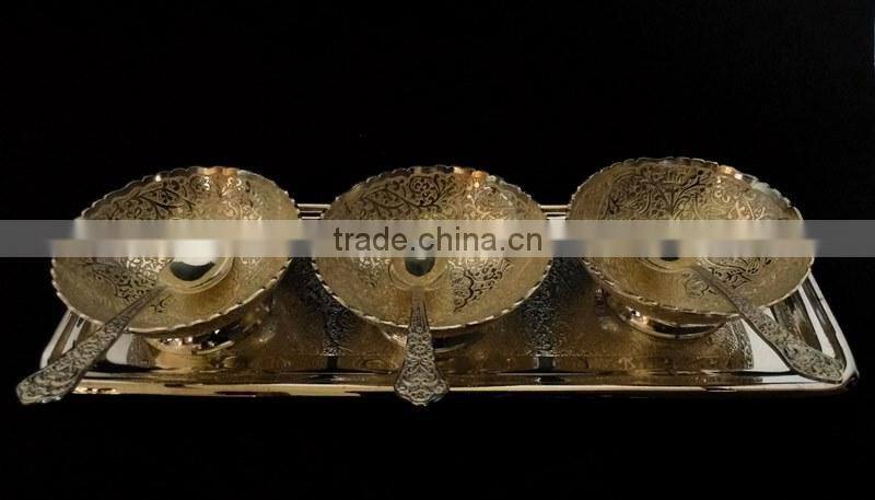 New Design Silver-Plated Leaf Shaped Decorative Gift Item Silver Plated Dish