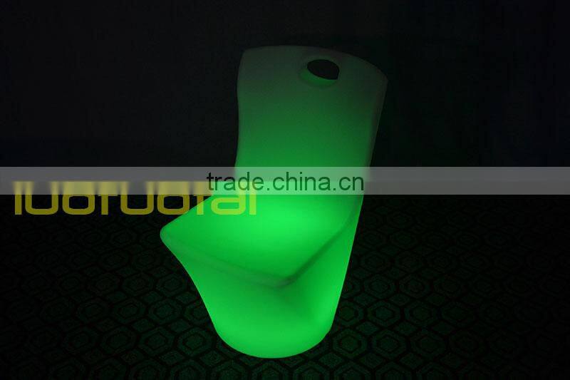 Heavy PE plastic waterproof remote control LED bar chair/LED furniture sofa furniture LTT-CT05A