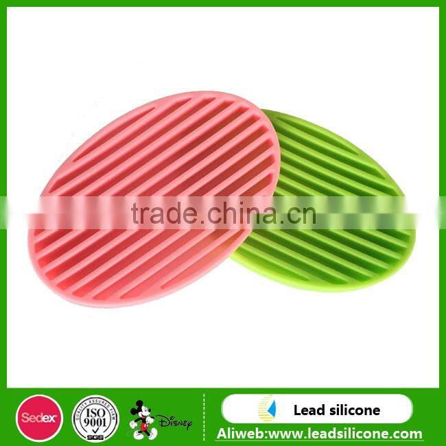 New Design Colorful Silicone Soap Box/Silicone Oval Soap Box