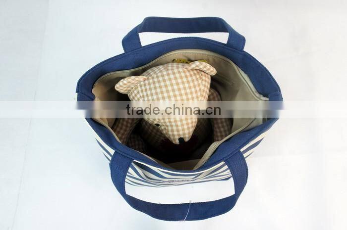 Store More Striped Sailor Summer Beach Shopping Canvas Handbag Tote Bag Shoulder Bag