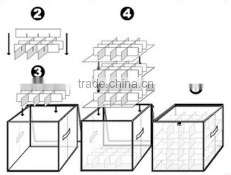 Plastic Household Collapsible Storage Bag with Lid