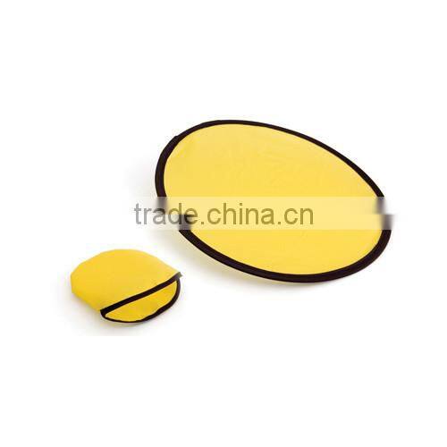 outdoor summber beach toy foldable frisbee with pouch