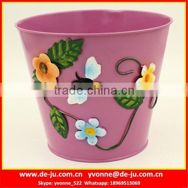 Sculpture Garden Bright Color Flower Pot