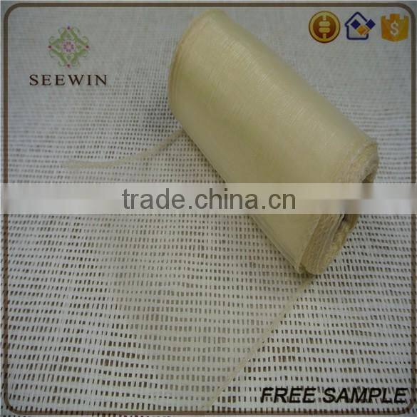 wholesale decorative transparent cut felt organza fabric ribbon
