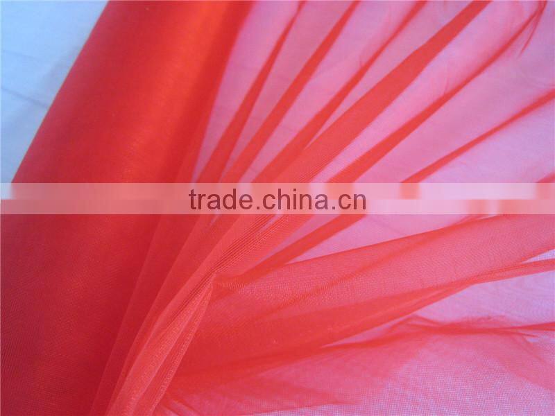 100% Nylon Hot Sell Sheer Red Table Cloth