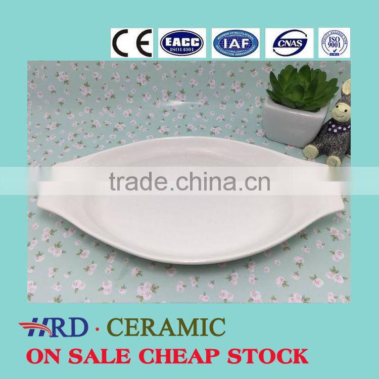 Wholesale stocked Porcelain Plate /Hotel/Restaurant/Banquet Ceramic Combined Plate / Buffet Dishes