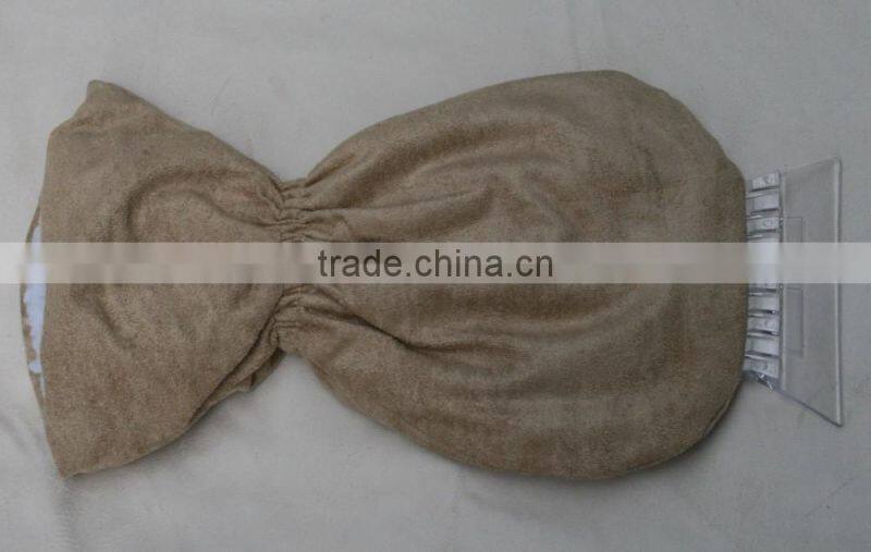 car ice scraper / car snow scraper with glove