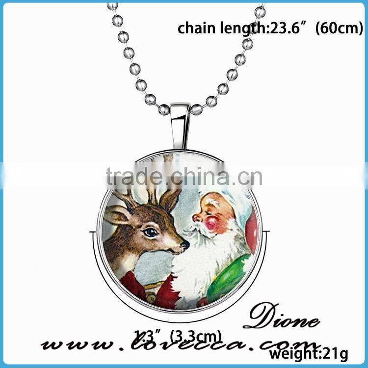 Santa pendant Jewelry Christmas Necklace Christmas Gifts New Year Pendant Christmas Jewelry