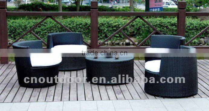 garden rattan coffee sofa set
