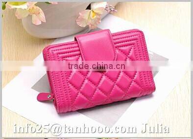 Wholesale hand purse/sexy clip/women leather sexy purse