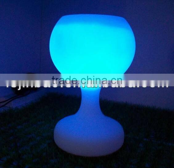 RGB rechargeable LLDPE color-changing led decorative table lamp