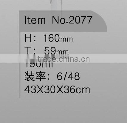 Hand blown water goblet glass wine cup