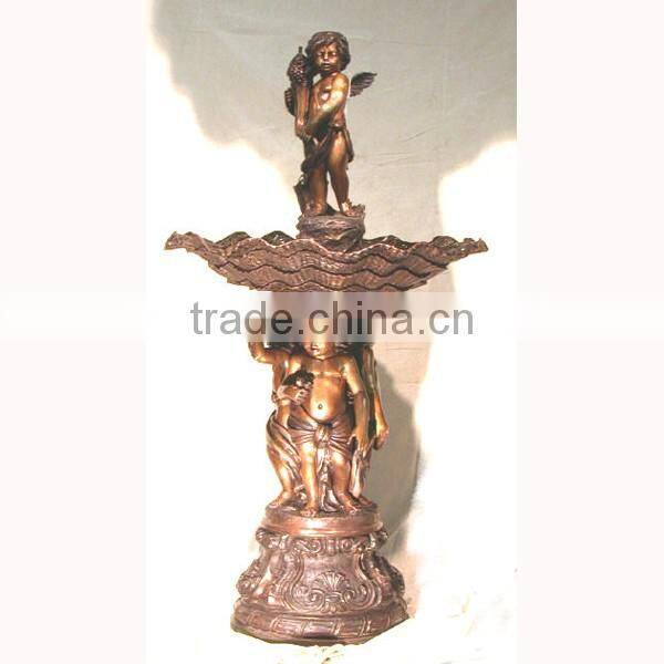 landscape garden decorations bronze metal nude fountains boy