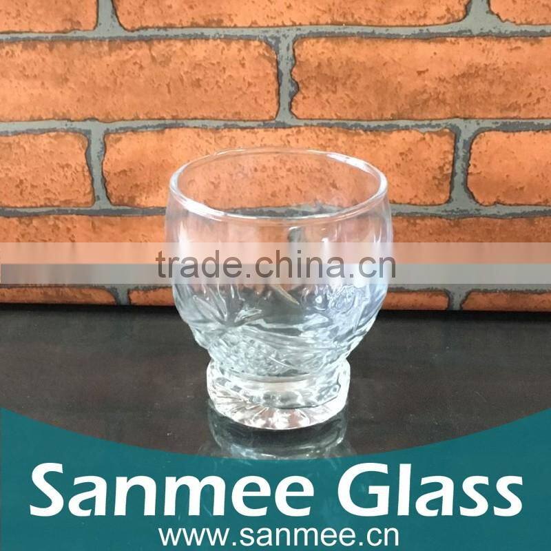 Cheap Embossed Personalized Shot Glass for Wholesale
