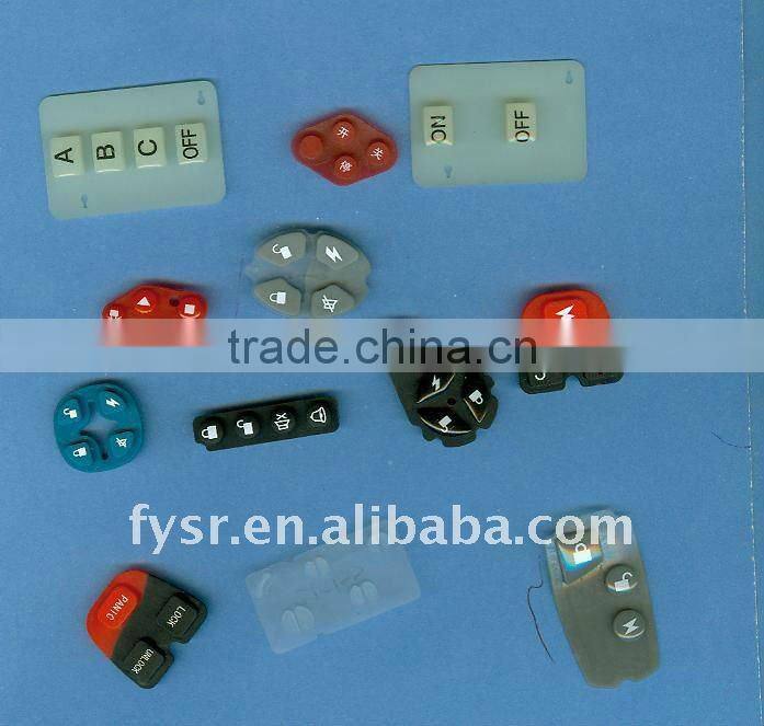 High Quality Customized silicone rubber keypad with carbon pills