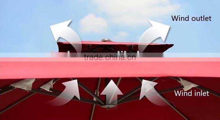 9FT Camouflage Fabric Umbrella Half Round Sun Umbrella CK1426