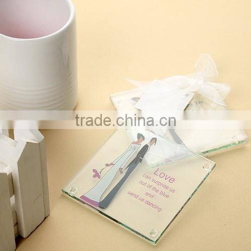 Mass supply fine workmanship blank glass coaster