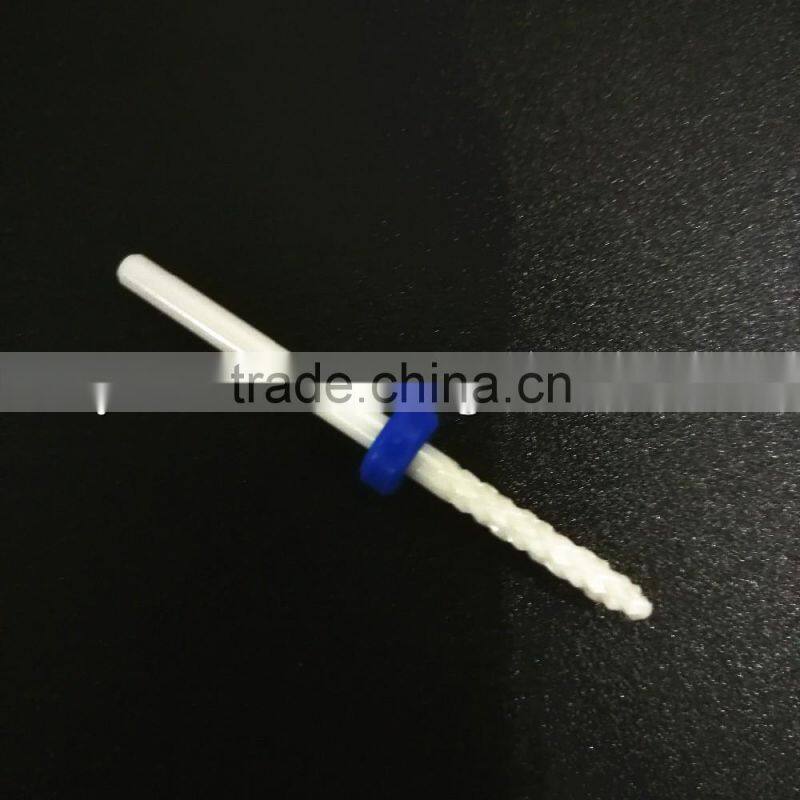 Medium Type Small Flame Head Diameter 2.0MM Polishing Drill Nail Ceramic Drill Bit