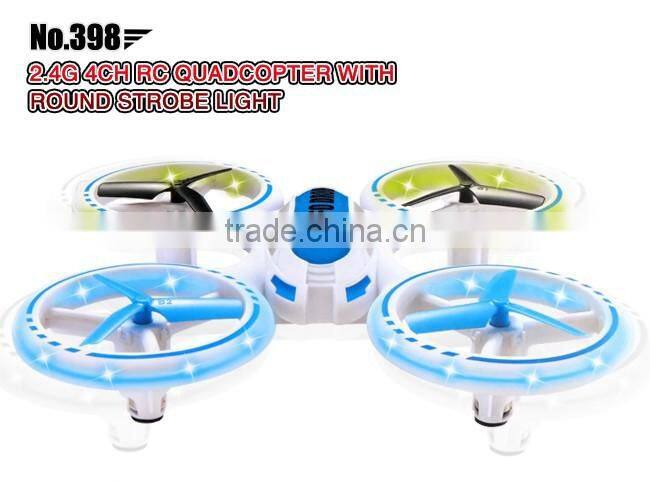 New Arrival! JXD398 2.4G 4CH Q4 Night Flying UAV RTF Radio Remote Control Drone RC Plane,Nano Drone Quadcopter