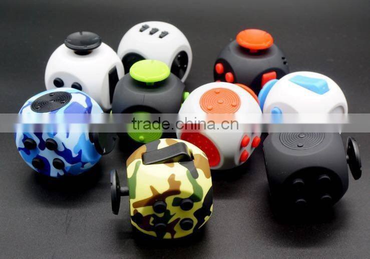 2017 newest design trending wholesale 3D magic full color Fidget Cube with high quality