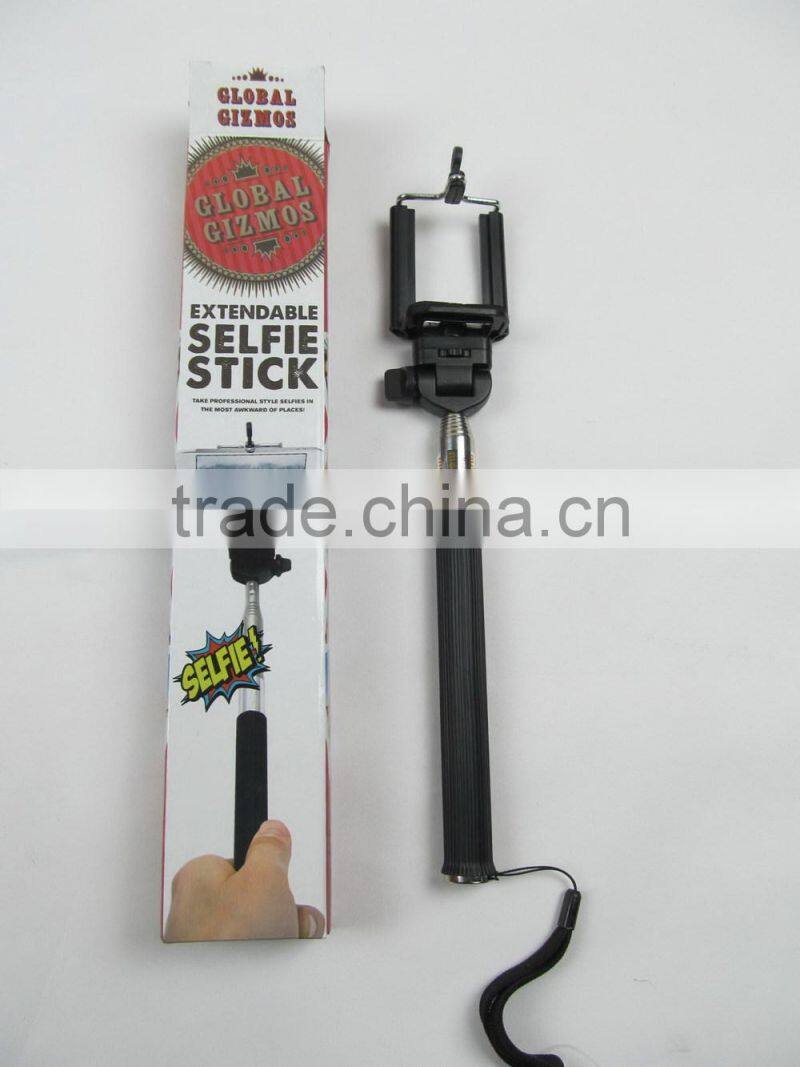 Extendable Selfie Handheld Stick Monopod with Adjustable Phone Holder