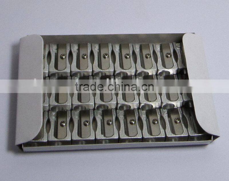 Office mini aluminium one hole pencil sharpener