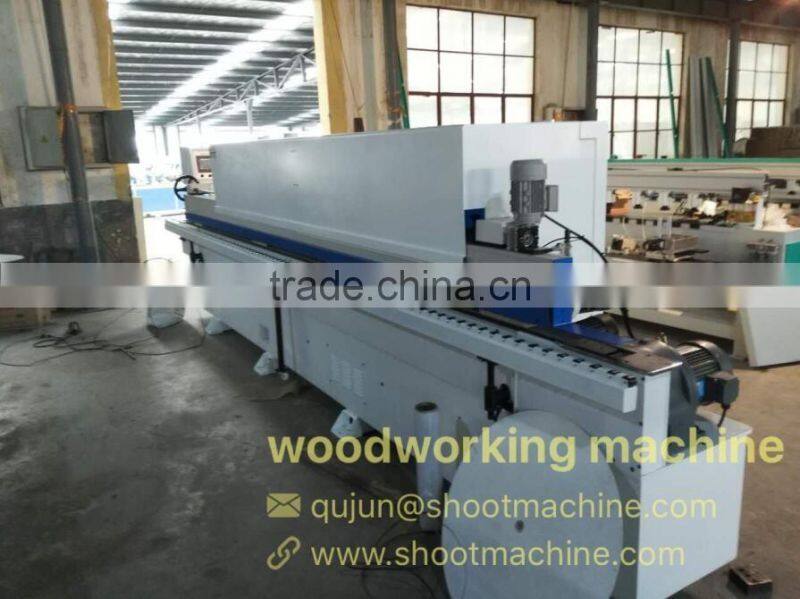 Applies the full-automatic edge banding machine (corner rounding function) SH450D with Panel width >=80