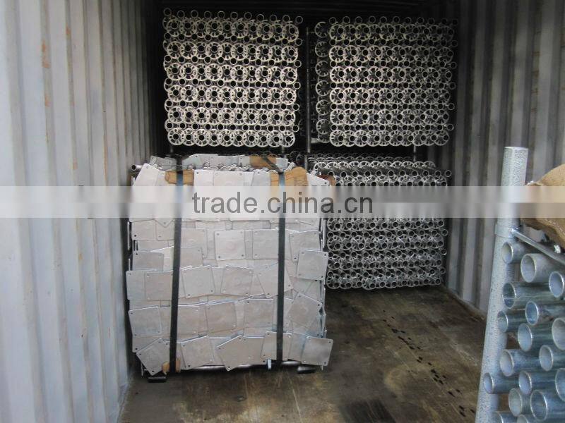 Ringlock Scaffolding base para collar