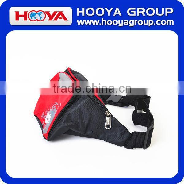 polyester red outdoor/travel/sport waist bag