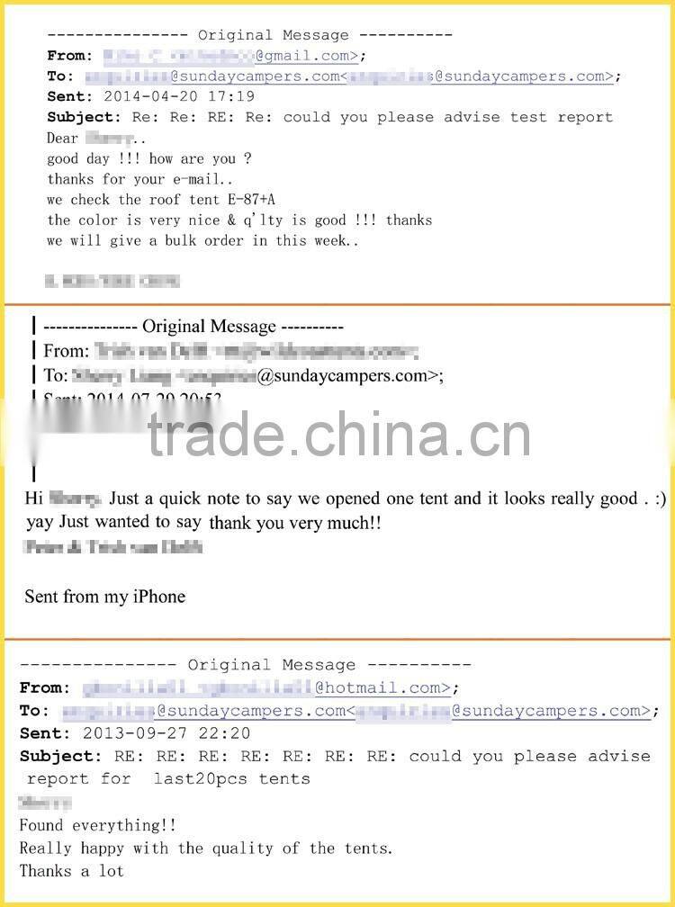 Outdoor car offroad mini fiberglass hard shell roof top tent