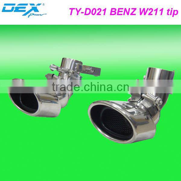 Tianyu DEX dedicated stainless steel tuning exhaust muffler tip for BENZ
