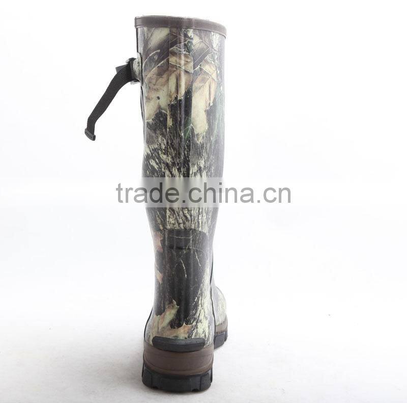 Waterproof Rubber Hunting Rain Boots OEM Design