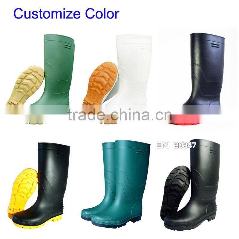 colorful work industrial gumboots