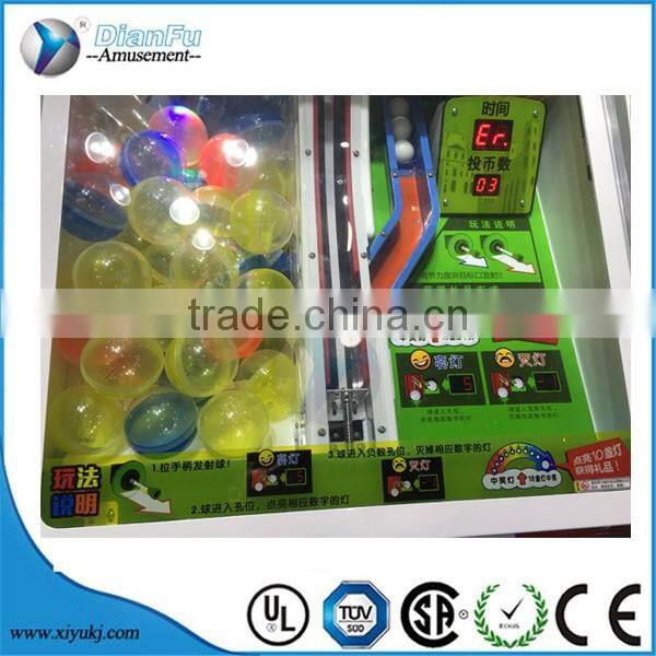 Coin operated kids arcade ticket finger Eiffeled Tower amusement machine ticket lottery game machine