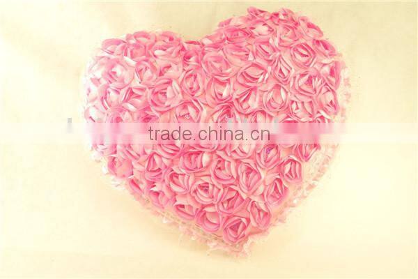 Red heart wedding decoration gift soft plush heart toy