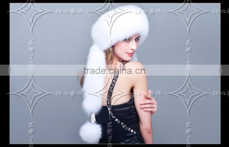 hot sale Russia high-grade imitation fur Lei feng ear muff cap faux fur hat