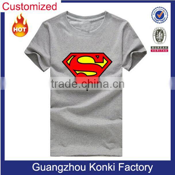 Custom design men's cotton wholesale tagless t shirts slim fit same to Sheldon