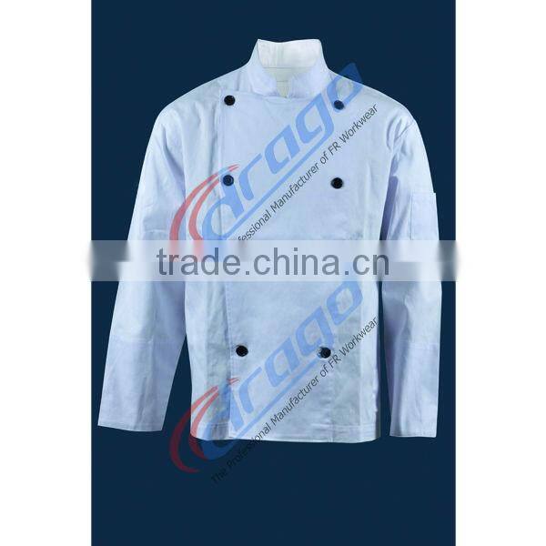 double-breasted chef coat