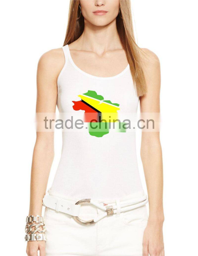 women tank top plain white tank top with loose style