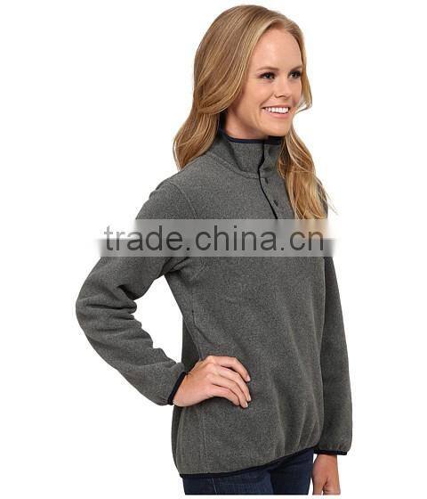 OEM service women knitted light weight pocket decoration left chest pullover sweater made in China