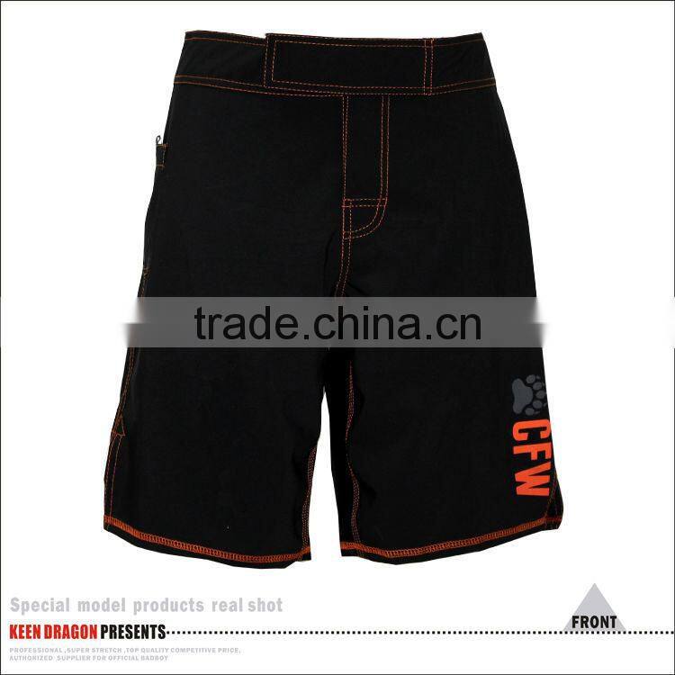Men's Martial Arts Clothing Black Blank Crossfit Shorts Plain