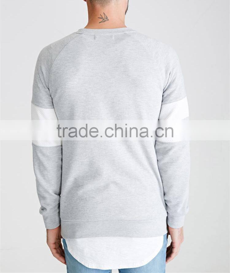 fashion crewneck blank sweatshirt for men
