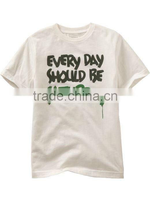 Custom printed boy kids t-shirt