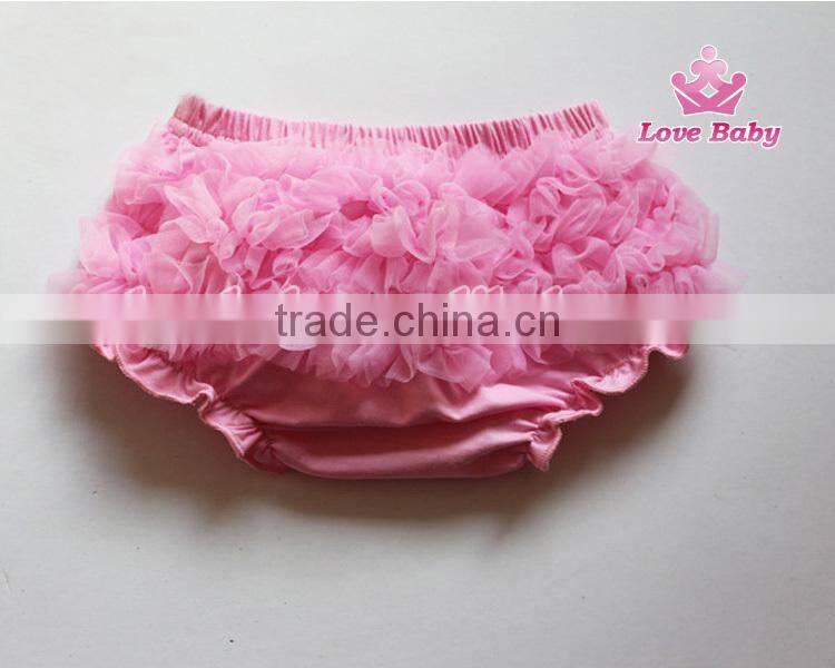 Kids Bloomers Chiffon Ruffle Shorts Baby Cloth Diapers Wholesale Bloomers