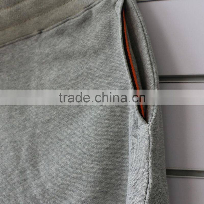 100% cotton short jogging pants for men
