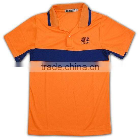 School Uniform Factory Girls' short sleeve new design polo t shirt