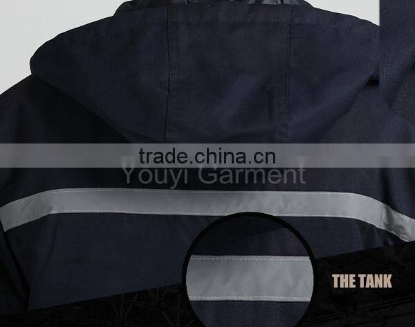 high quality thickening padded jacket with hood workwear for winter