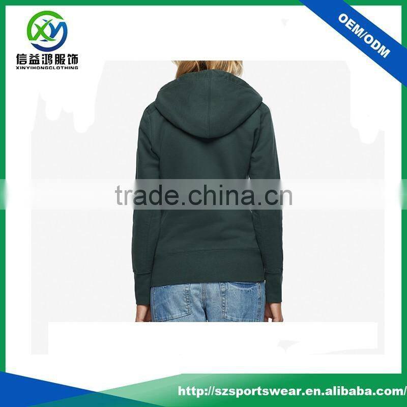 Popular design high quality women 100% cotton bomber jacket winter wear fitness jacket