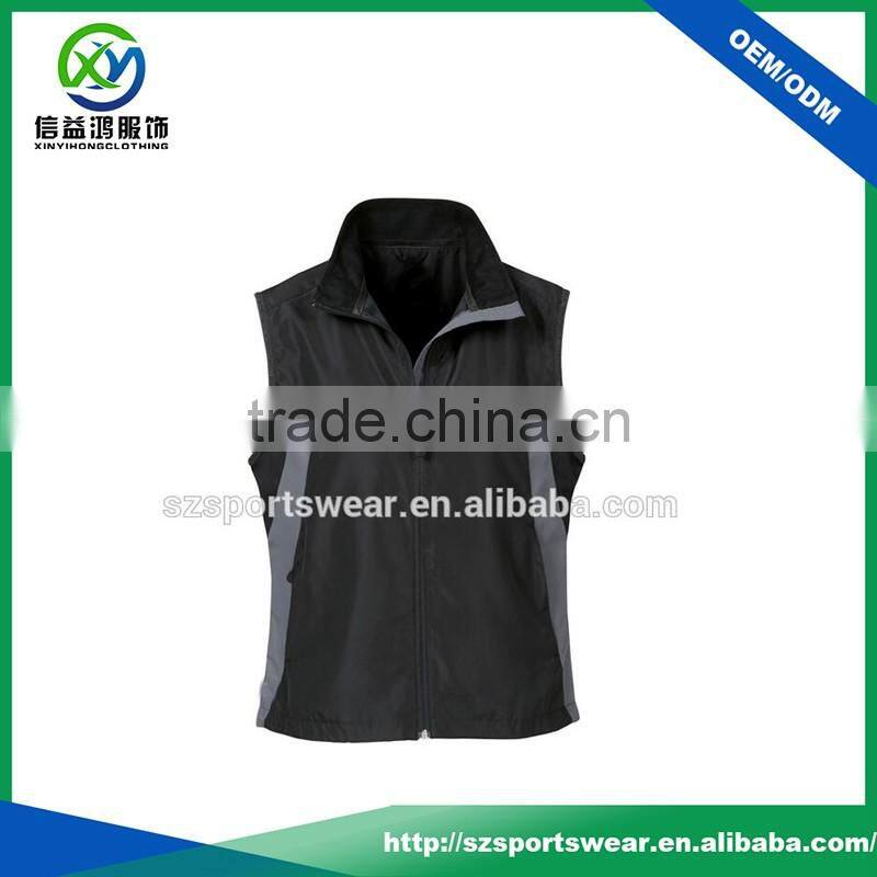 OEM Fashion Design Lightweight Polyester Spandex Men Sport Vest
