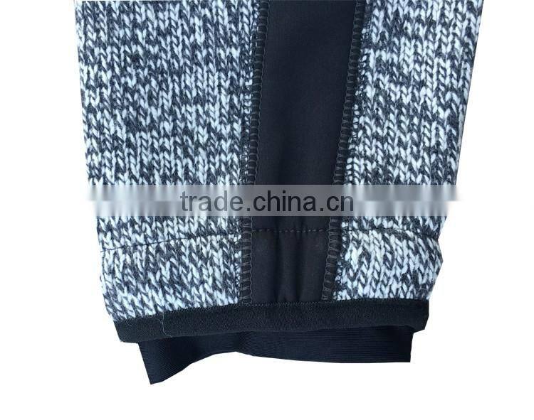 Jumper anoraks coarse needle mens knitted wear hiking jacket